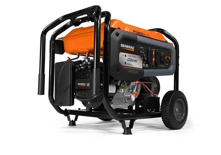 Generac Gp8000E Portable Generator — Electric Start, Cosense Safety Technology, Csa Certified 1