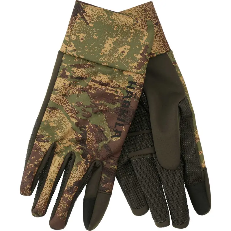 Harkila Deer Stalker Camo Fleece-Lined Hunting Gloves 1