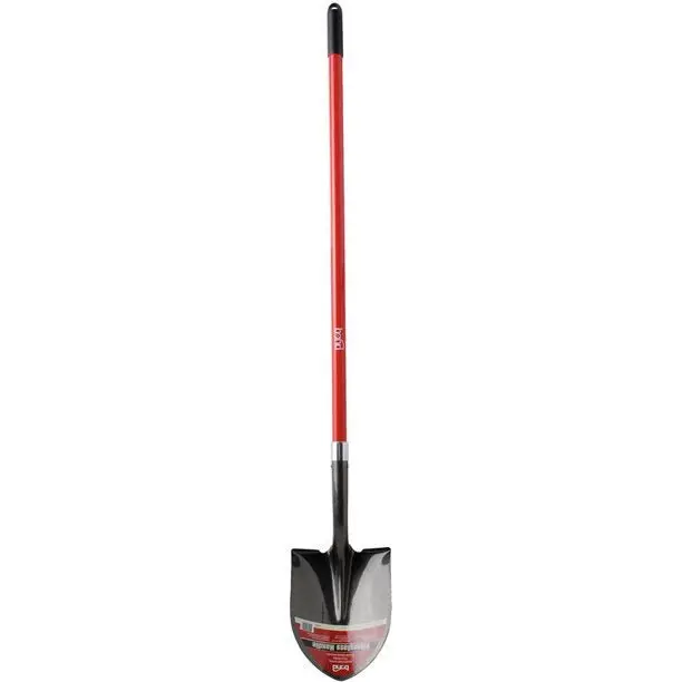 Heavy-Duty Fiberglass Round-Point Shovel – Long Handle Design (Lh002) 1