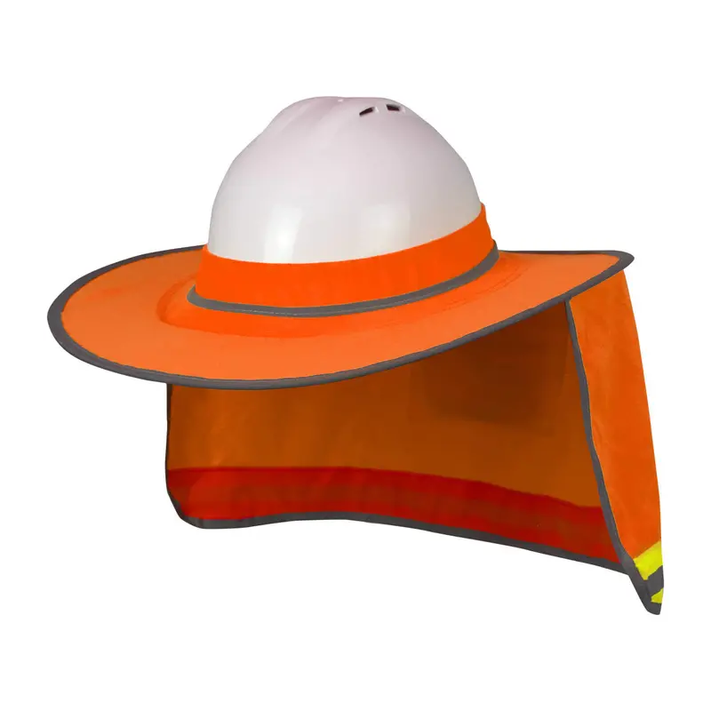 Hi-Visibility Orange Hard Hat Shade Accessory 1