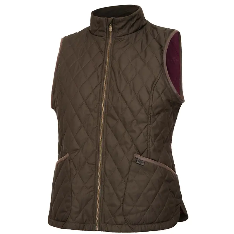 Hoggs Of Fife Ladybank Quilted Sleeveless Vest For Women 1