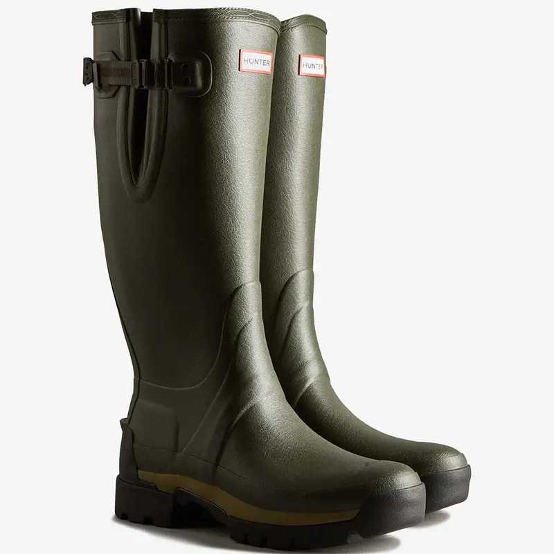 Hunter Men'S Balmoral Wellington Boots With 3Mm Neoprene Lining & Adjustable Fit 1