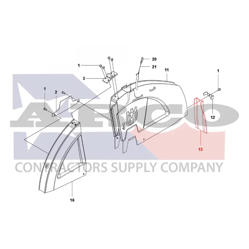 Husqvarna 3-Inch Splash Guard – Model 581605101 1