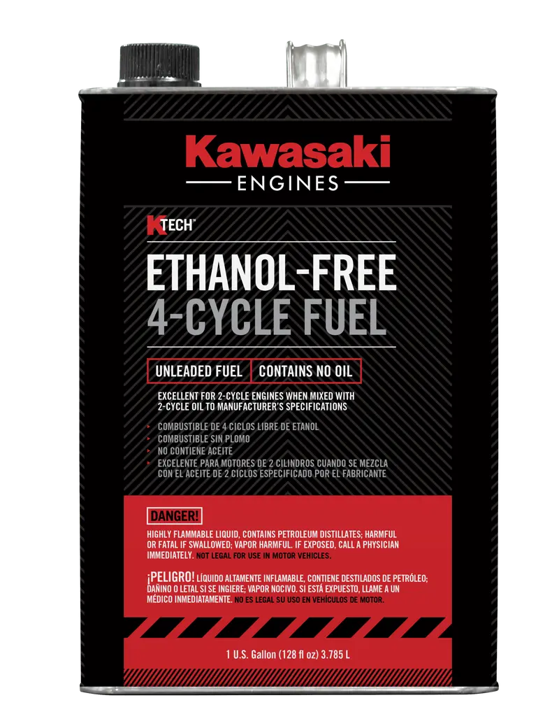 Kawasaki Ethanol-Free 4-Cycle Fuel – 5-Gallon Container 1