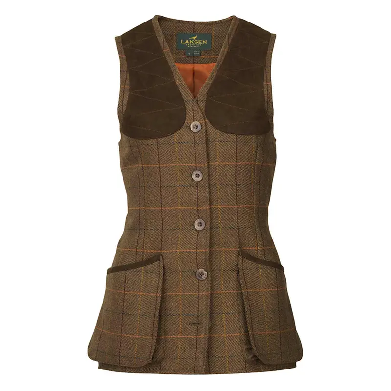 Laksen Cara Women’S Tweed Beauly Shooting Waistcoat 1
