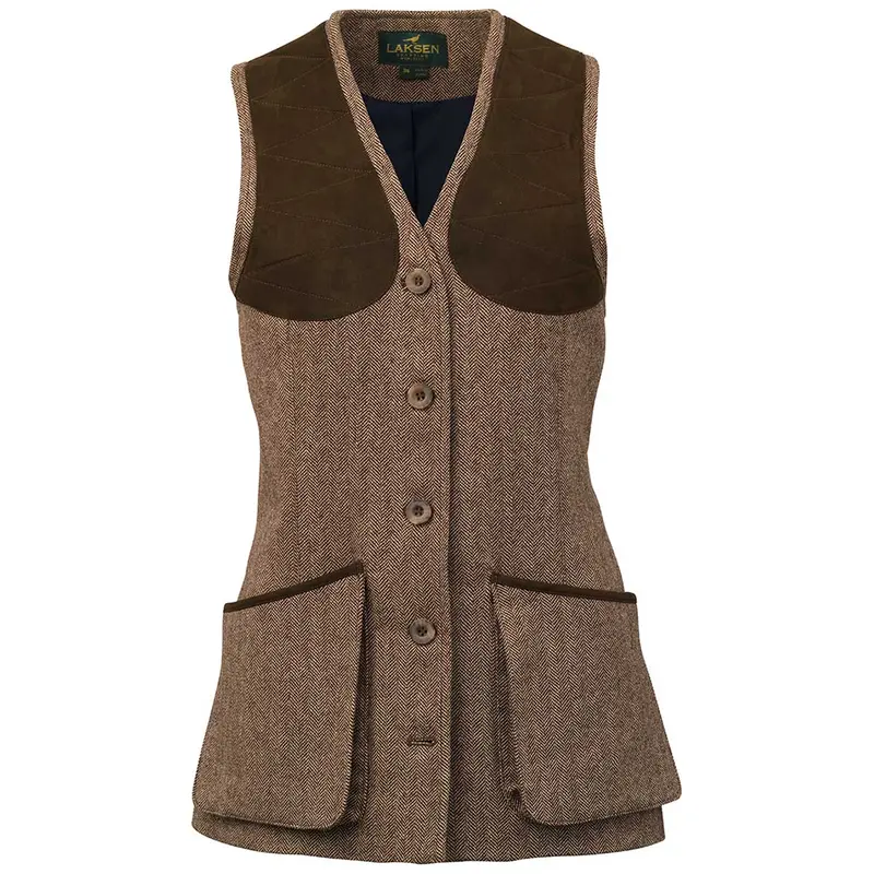 Laksen Glyn Beauly Women'S Tweed Shooting Vest 1
