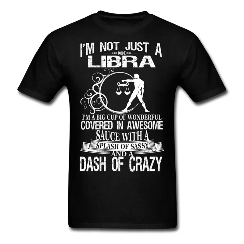 Libra Balance Symbol T-Shirt – Elegant Zodiac Print 1