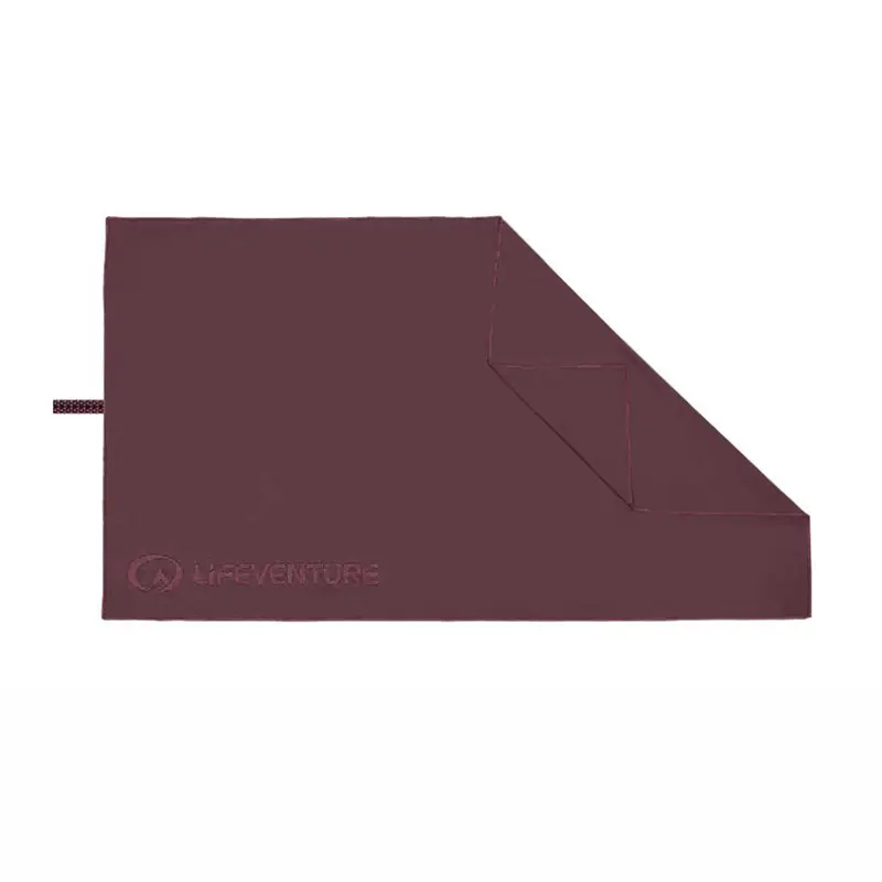 Lifeventure Recycled Softfibre Quick-Dry Travel Towel – Blackcurrant 2