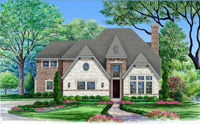 Luxury European-Inspired Residence: 4-Bedroom Layout With Media Lounge, Upper-Level Loft & 3-Car Side Garage | 4,897 Sq Ft 1