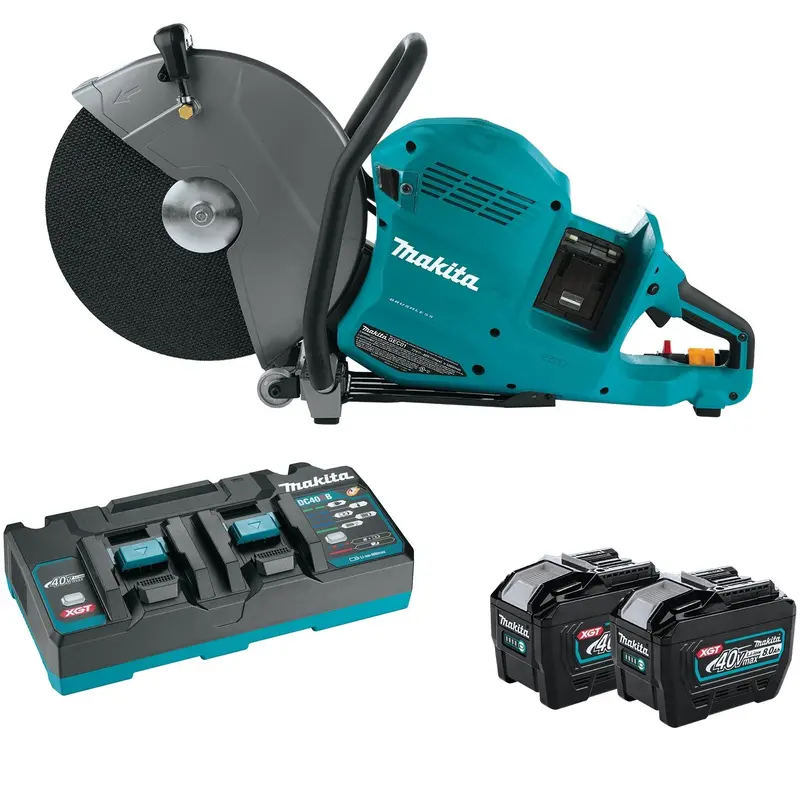 Makita Xgt 80V Brushless 14-Inch Power Cutter Kit With Aft & Electric Brake (8.0 Ah Battery) 1