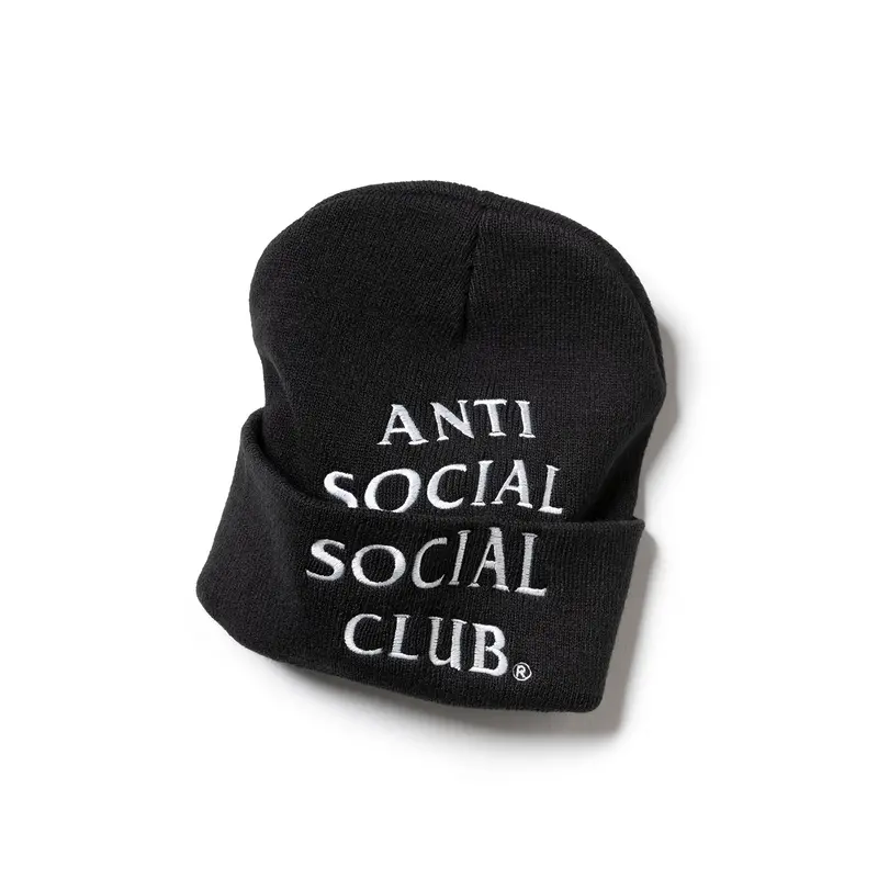 Minimalist Embroidered Knit Beanie 1