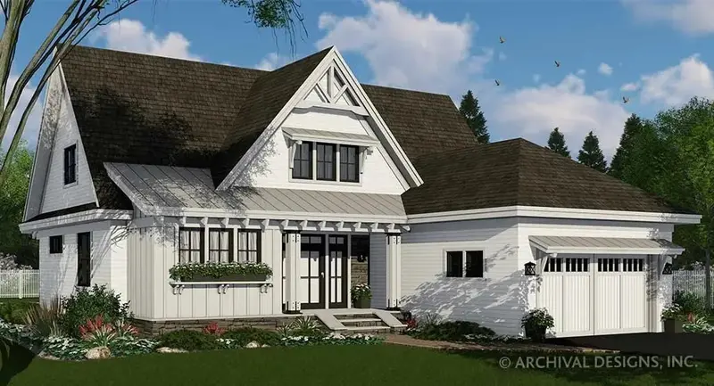 Modern 2,584 Sq Ft Floor Plan: Four-Bedroom Layout With Refined Details 1