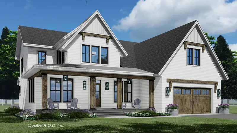 Modern Farmhouse With Loft, Bonus Area, And Seamless Indoor-Outdoor Entertaining 1
