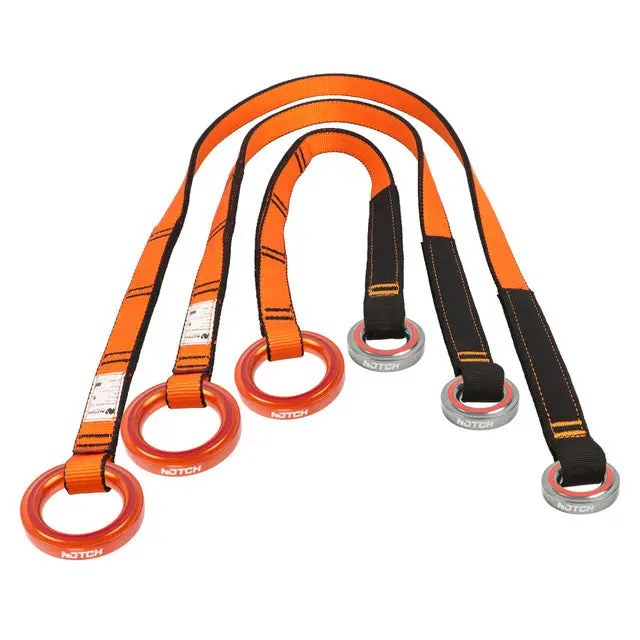 Notch Friction Savers With Aluminum Wear-Safe Rings – Lightweight Tree Rigging Protection 1