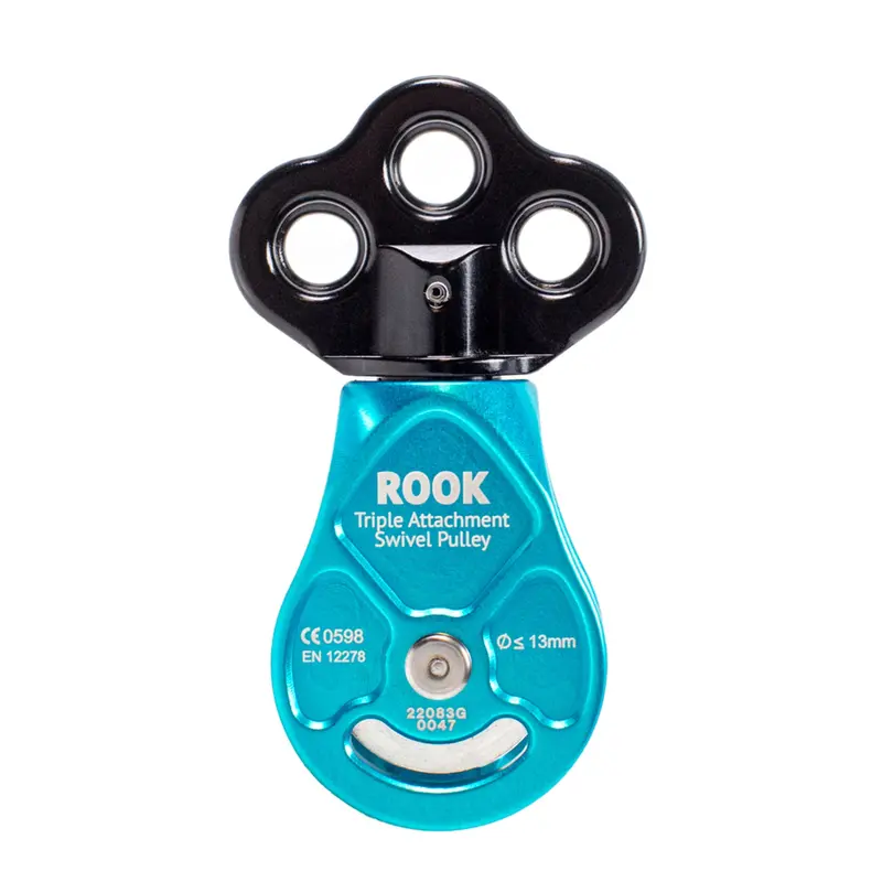 Notch Rook Triple-Attachment Swivel Rigging Pulley 1