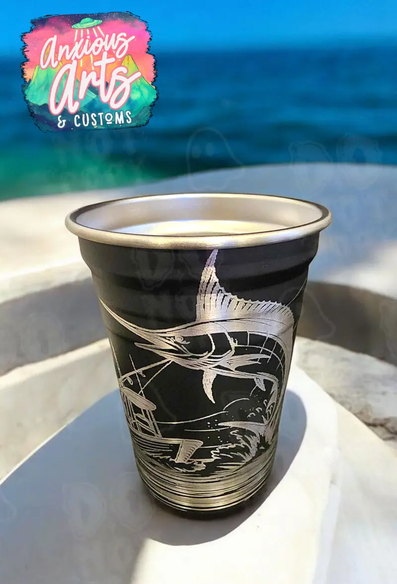 Personalized Metallic Solo Cup 1