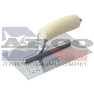 Pl407 Midget Finishing Trowel – 8" X 3", Carbon Steel With Camel Back Handle 1