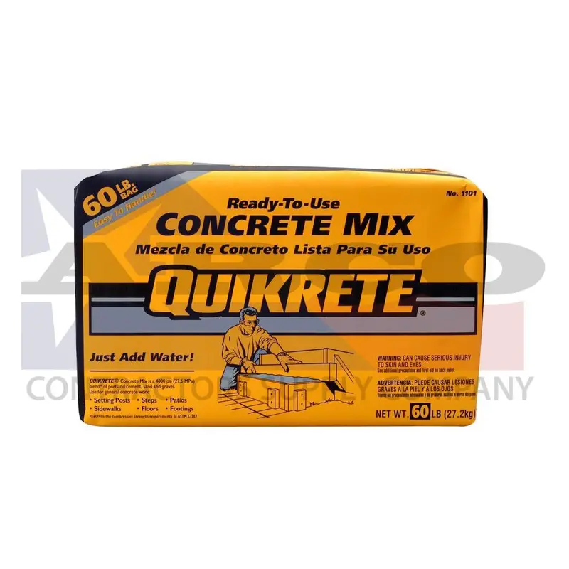 Quikrete 60 Lb Concrete Mix – Fast-Setting General Purpose 1