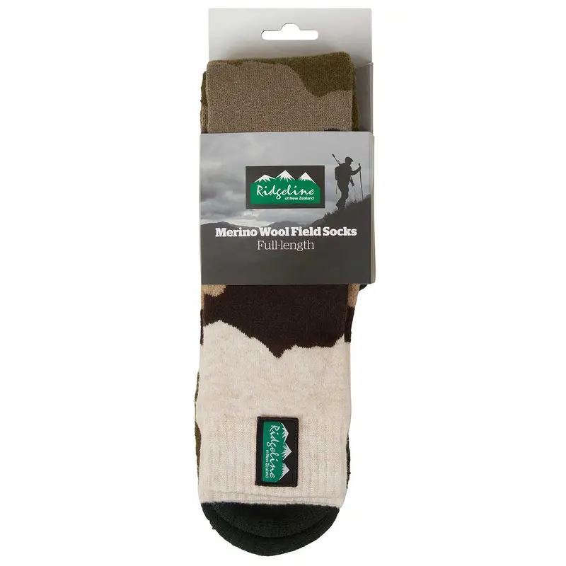 Ridgeline Merino Wool Full-Length Hiking Socks 1