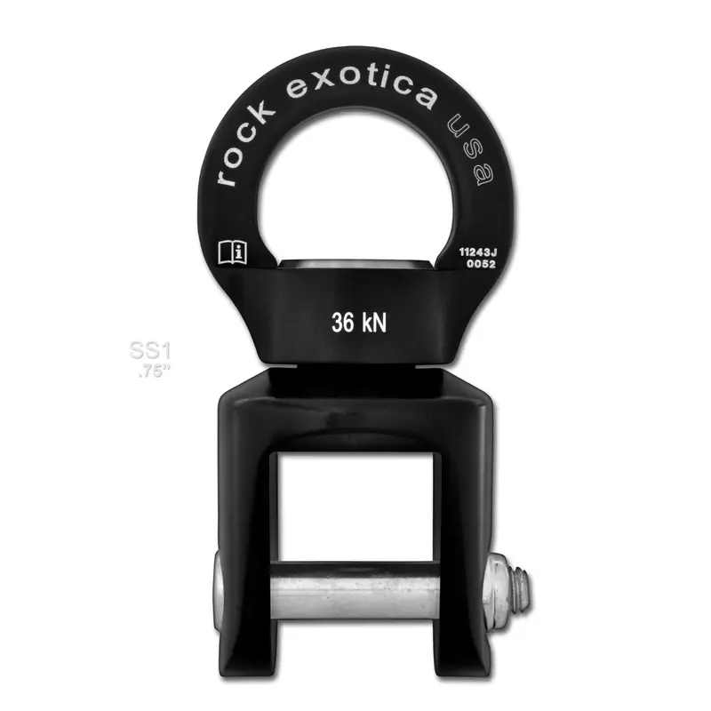 Rock Exotica Rotator Shackle – Multi-Axis Swivel For Dynamic Load Management 1