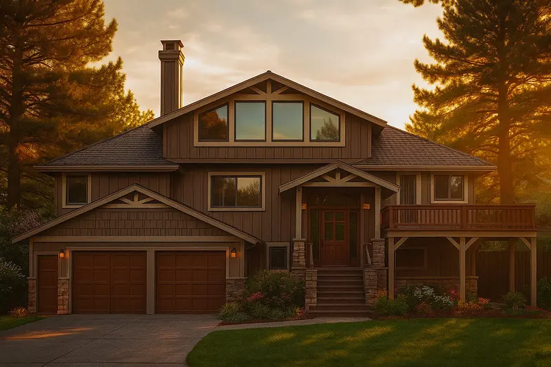 Rustic Lodge-Style Home | 3,141 Sq Ft, Five Bedrooms, Bonus Room & Two-Car Garage 1