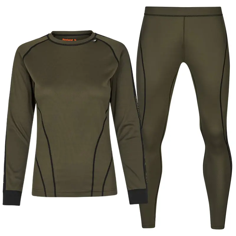 Seeland Crest Lea Women’S Baselayer Set – Moisture-Wicking Thermal Top & Bottom 1