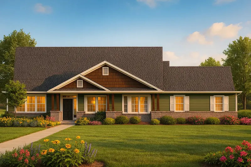 Single-Story Country Home With Dual Primary Suites | 2,591 Sq Ft, Four Bedrooms & Three Baths 1