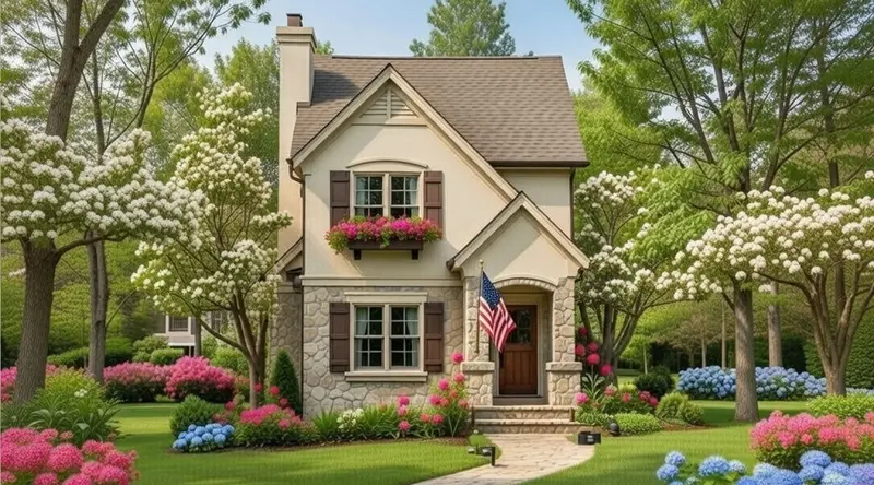 Slim-Footprint French Country Home: 3-Bedroom Layout With Basement & Upstairs Master Suite | 1,703 Sq Ft 1