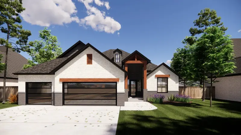 Smart 4-Bed New American Home With Flexible Space And Shared Bath 1