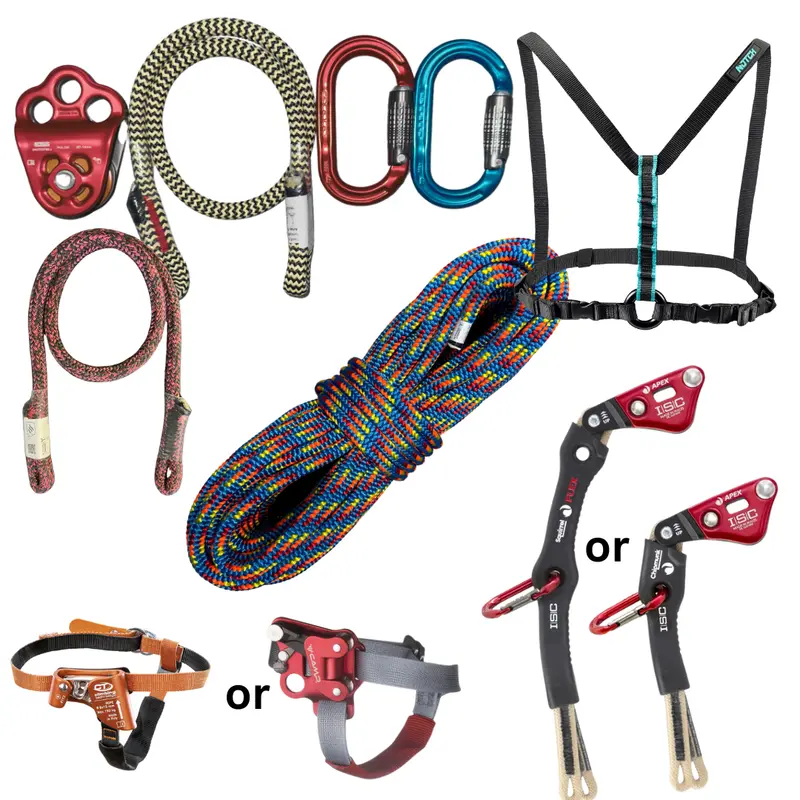 Srs Climbing Premium Hitch Rope Wrench Kit With Arbor Flex Ii Rope 1