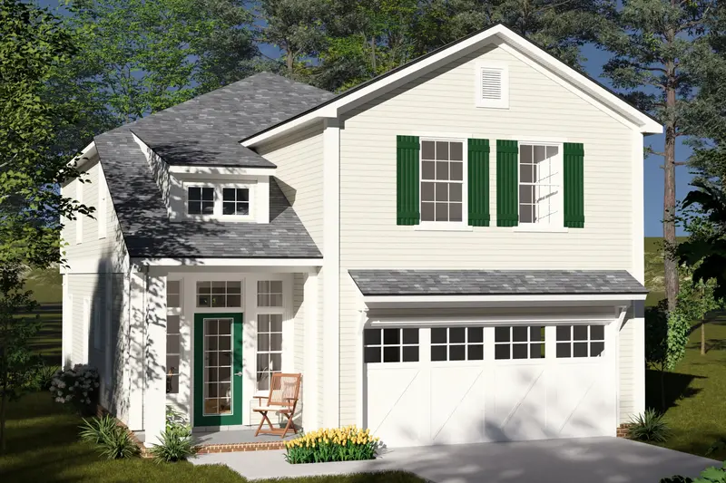 Streamlined Cottage Design | 4 Bedrooms, 2.5 Baths | 2,089 Sq Ft Optimized For Narrow Lots 1