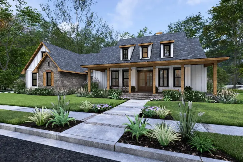Stylish Three-Bedroom Home With Versatile Bonus Area, Porch Options, And Adaptable Layout 1