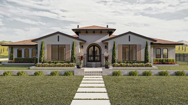 Sun-Drenched Mediterranean Design: Open-Concept Living, Side-Entry Garage, And 2,192 Sq Ft Of Effortless Flow 1