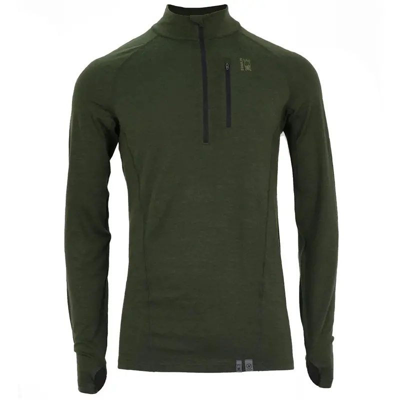 Swazi Hoodoo Merino Wool Zip-Neck Top