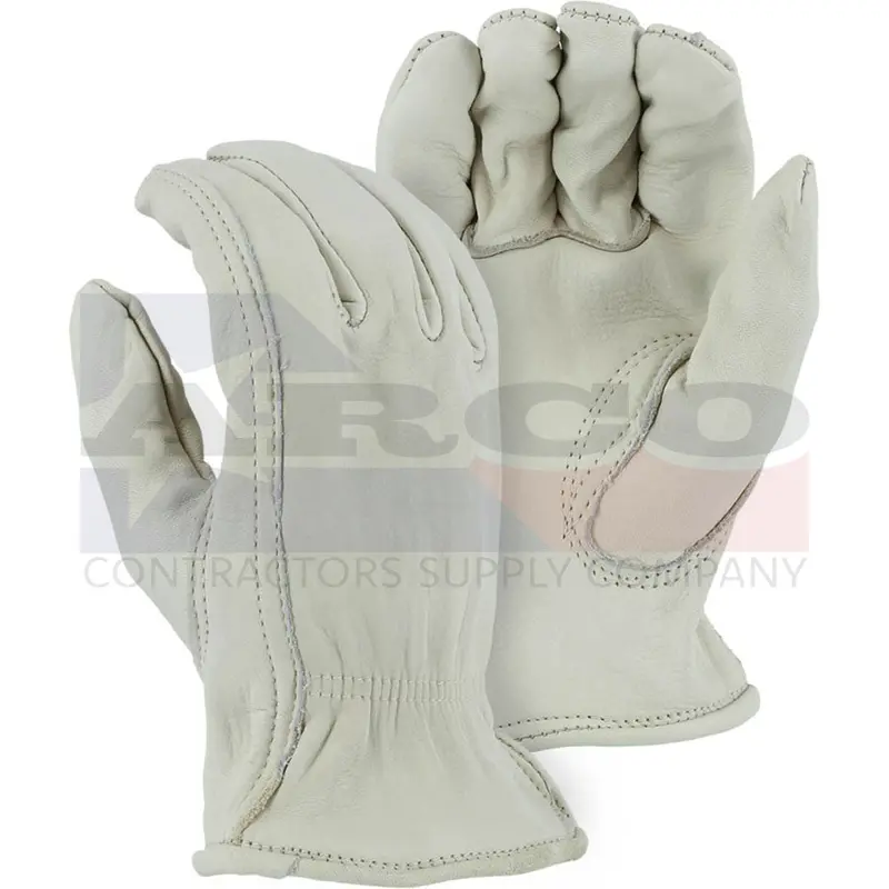 Tan Leather Work Gloves – Premium Driver-Style Fit For Grip And Durability 1
