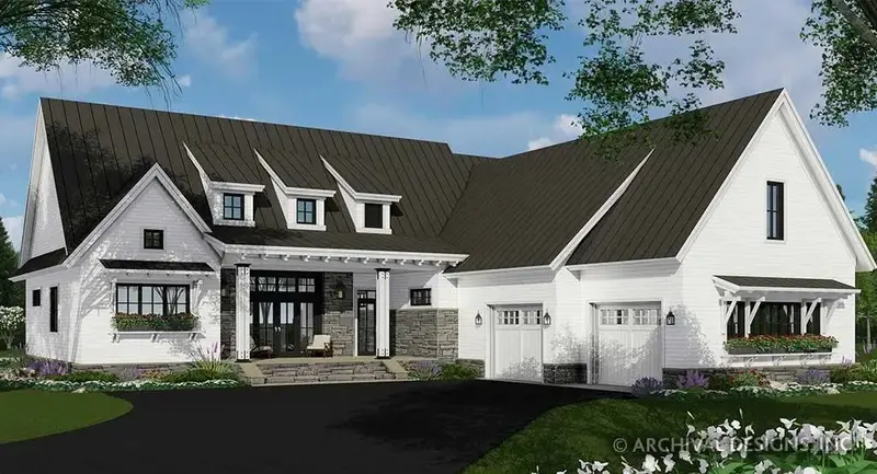Three-Bedroom Design Highlighting A Multi-Use Bonus Area And Seamless Indoor-Outdoor Connection 1