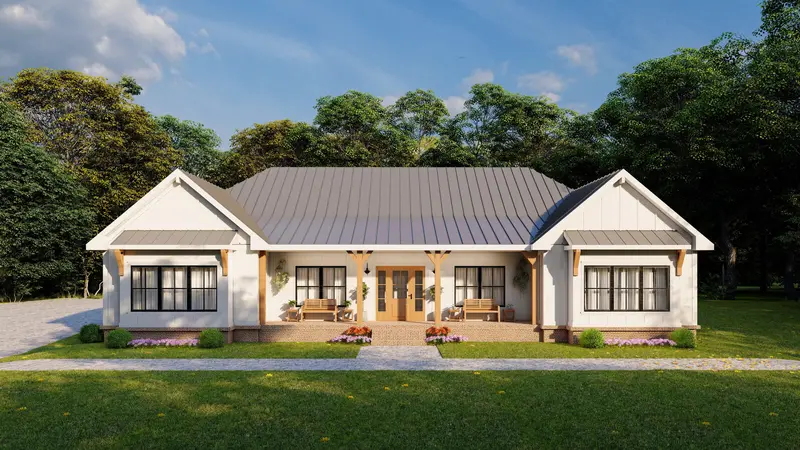 Three-Bedroom Elegant Ranch With Home Office And Extended Deck Space 1