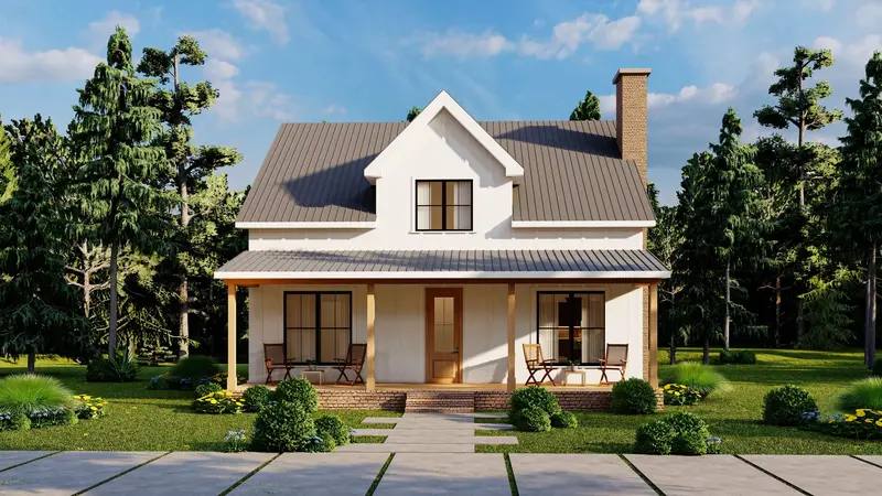 Three-Bedroom Home With Loft Option And Inviting Rear Porch 1
