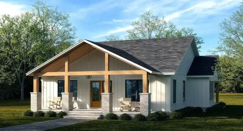 Three-Bedroom Porch Home Merging Timeless Charm With Modern Conveniences 1