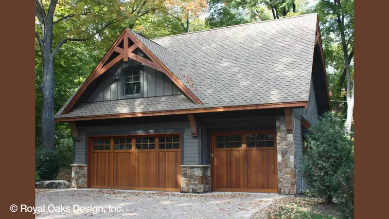 Three-Car Garage Plan: Bonus Room, Custom Storage, And Adaptable Utility Space 1