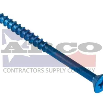 Titen2 Blue Hex Head Concrete Screw – 1/4" × 1-3/4", 100-Pack 1