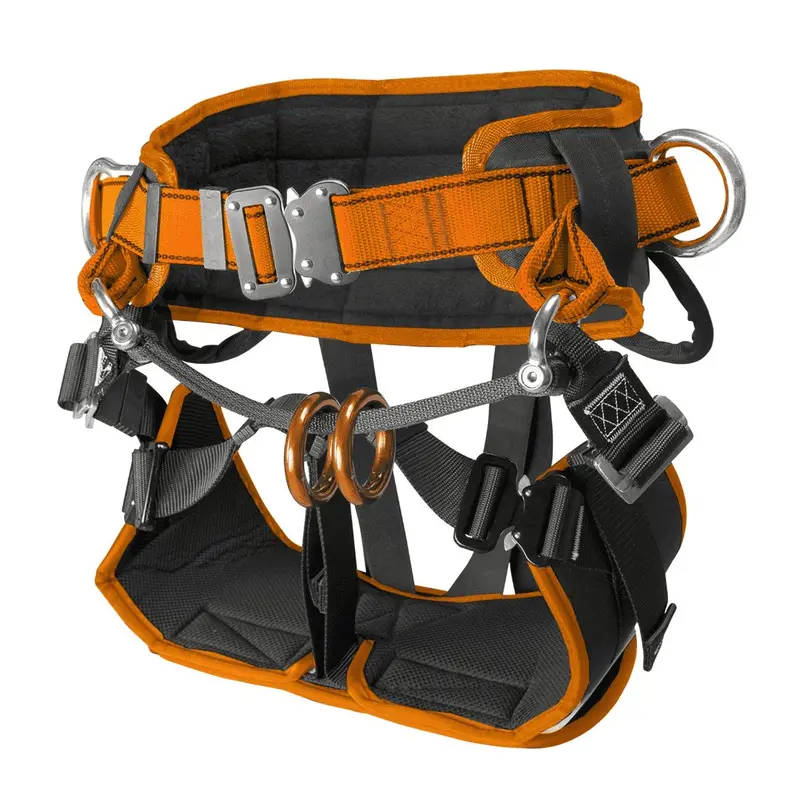 Treehog Th7000 Adjustable Tree Climbing Harness – Bright Orange 1