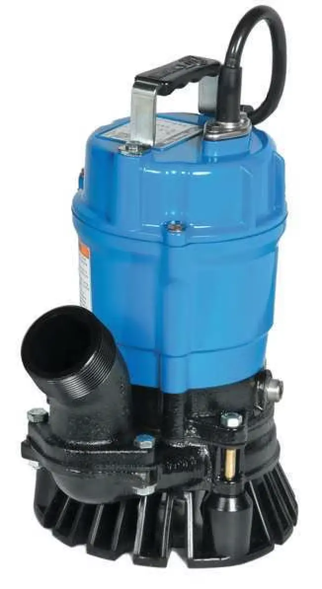 Tsurumi Hs3.75S-61 Submersible Dewatering Pump – 3-Inch Discharge, 3.75 Hp 1
