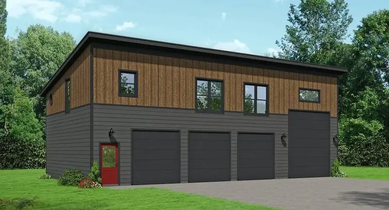 Two-Bedroom Detached Garage Apartment With Distinctive Architectural Details 1