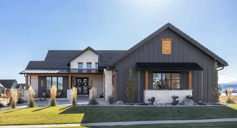 Two-Bedroom Home With Three-Car Garage And Finished Basement Option 1