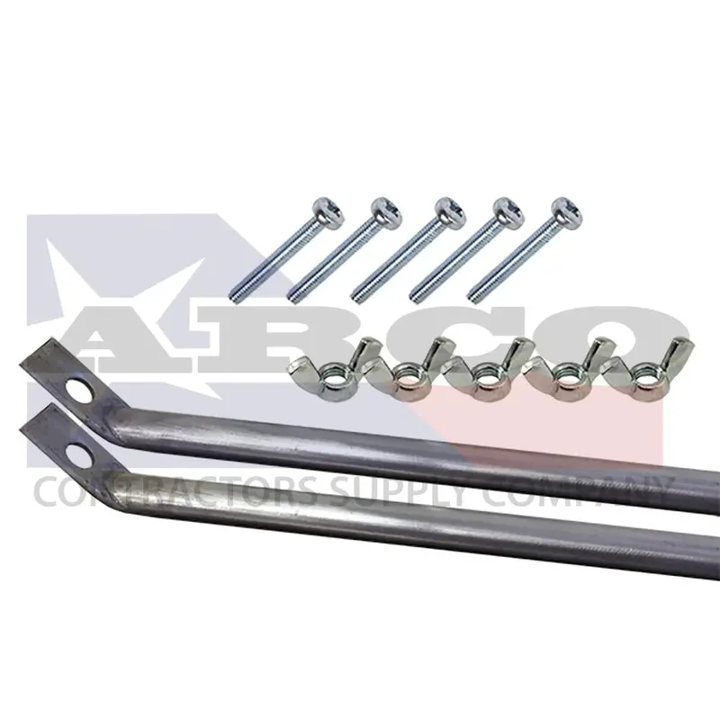 Two-Piece Concrete Form Brace Set With Mounting Hardware 1