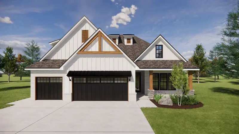 Two-Story Country Residence | 3 Bedrooms, Bonus Area | 2,531 Sq Ft + 3-Car Garage 1