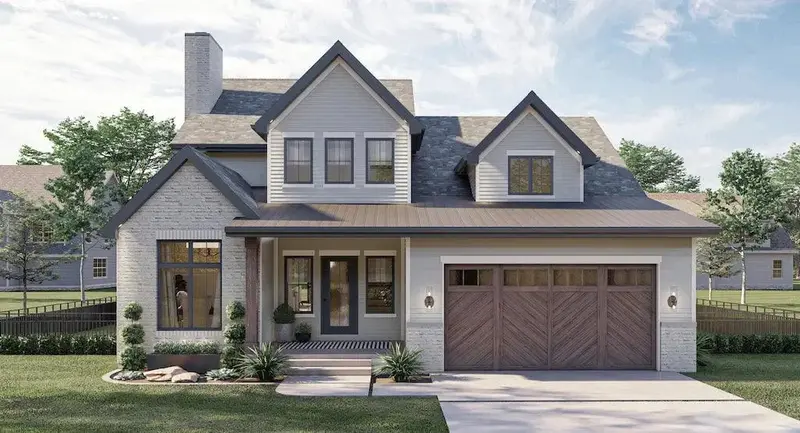 Two-Story Home Featuring First-Floor Master Suite And Sunroom Addition 1