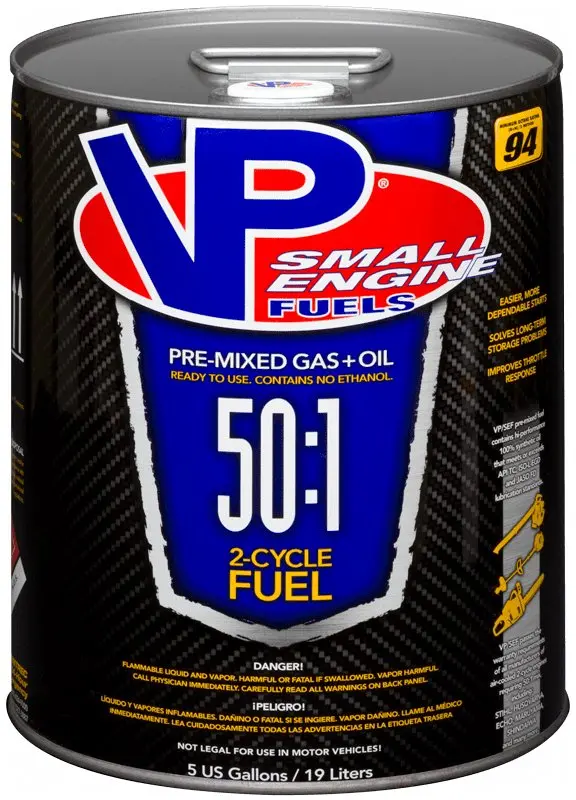 Vp 50:1 Pre-Mixed 2-Cycle Fuel – 5 Gallons 1