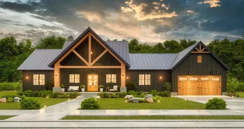 Warm 3-Bedroom Residence With Welcoming Architectural Details 1